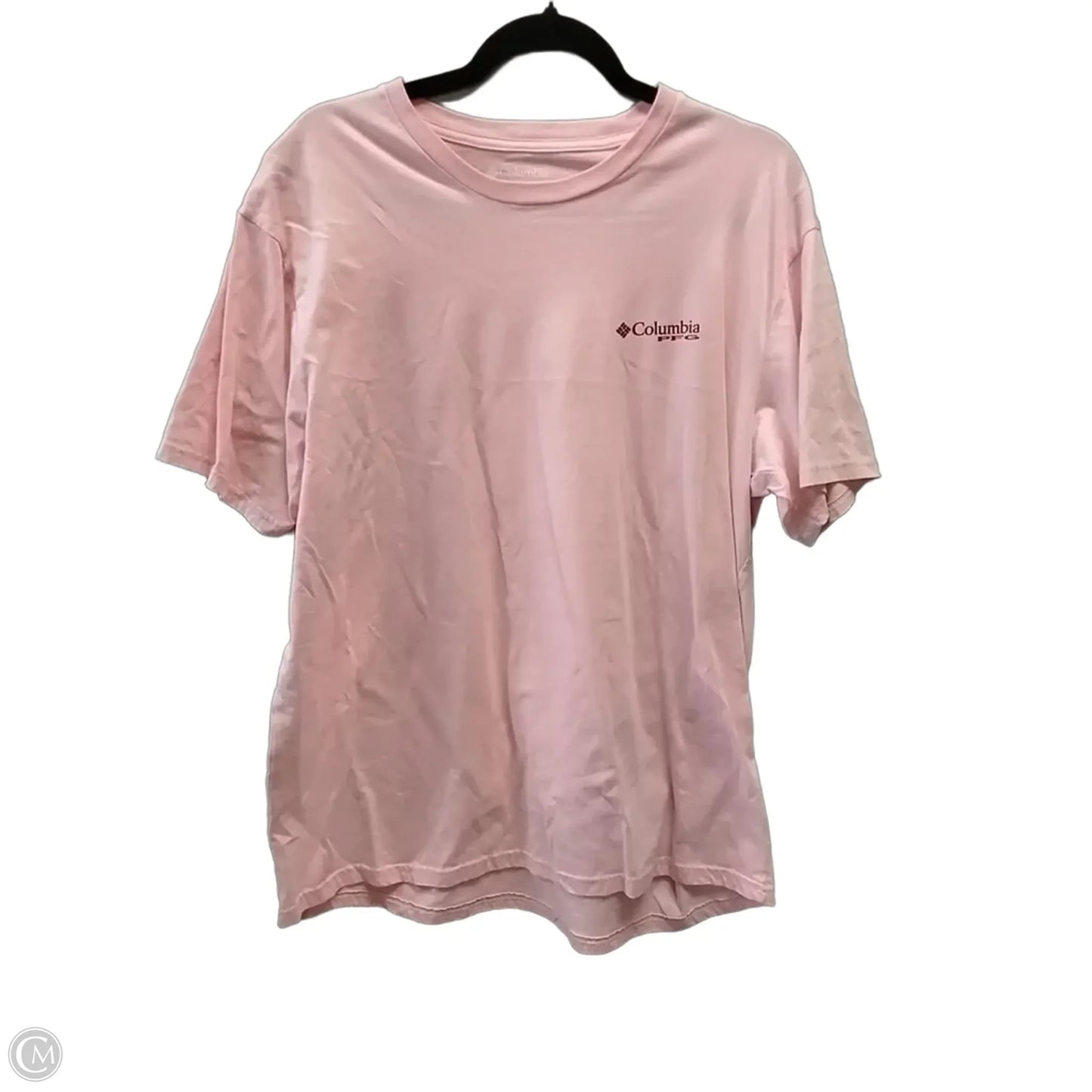 Top Short Sleeve By Columbia In Pink, Size: Xl