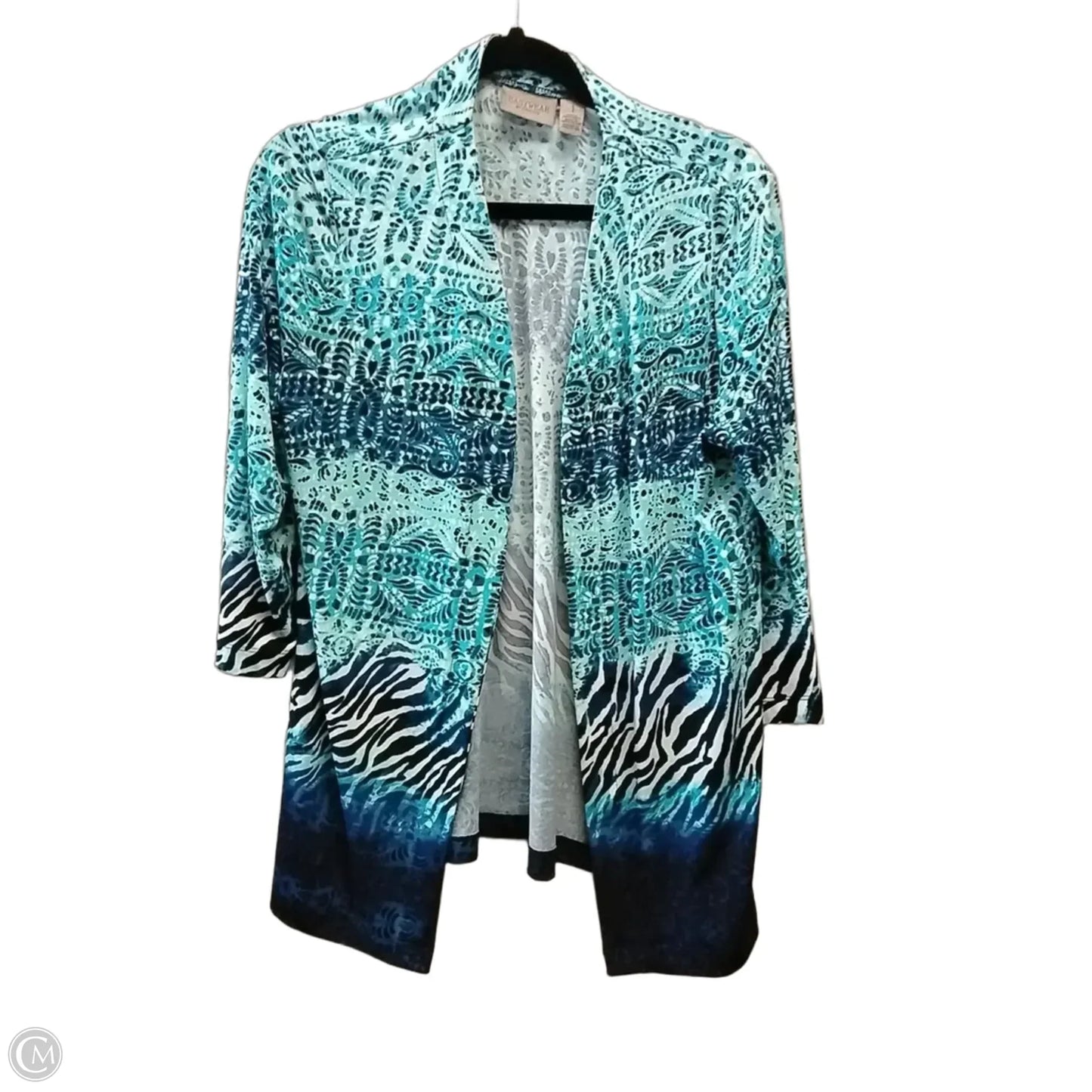 Cardigan By Chicos In Blue, Size: 1