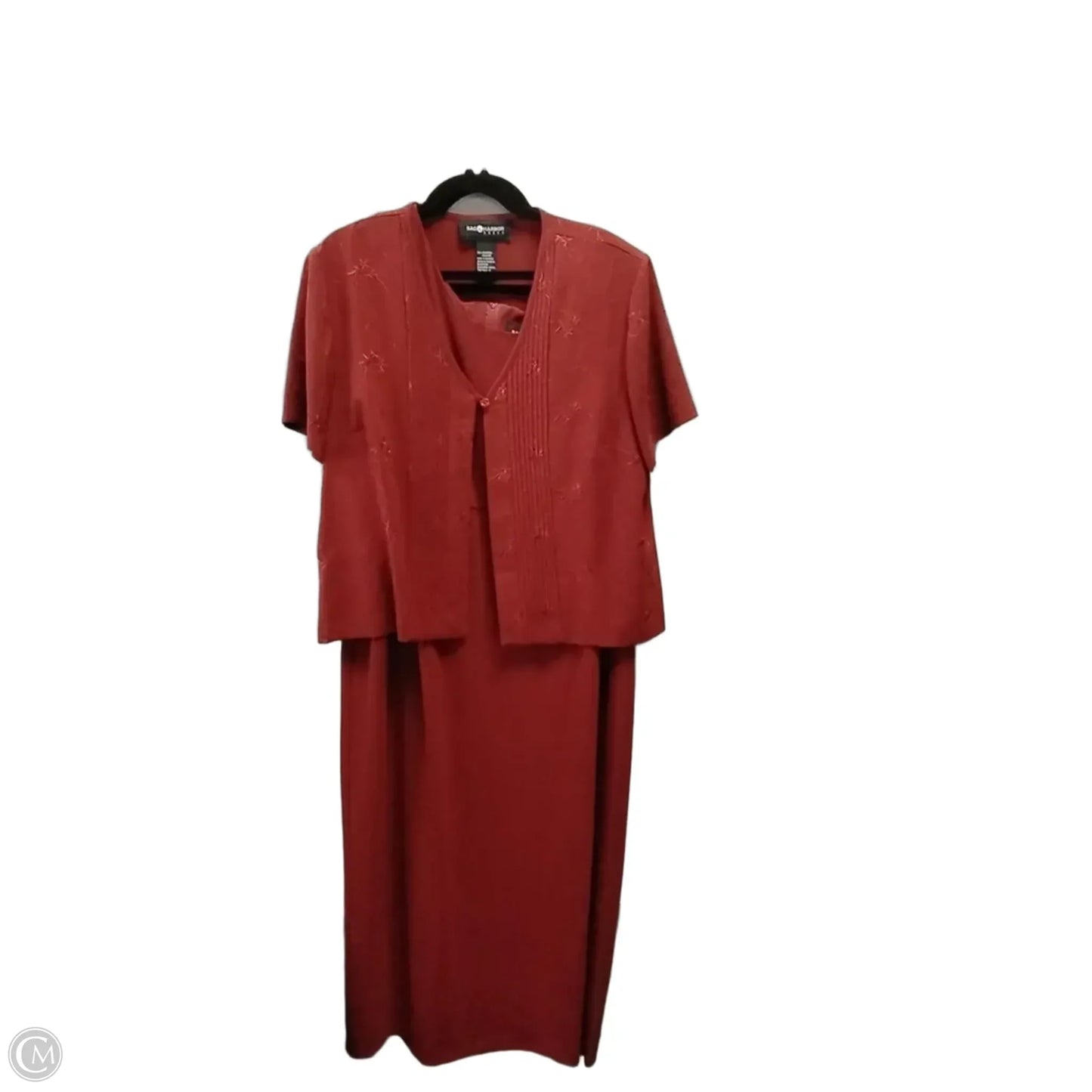 Dress Set 2pc By Sag Harbor In Red, Size: 18