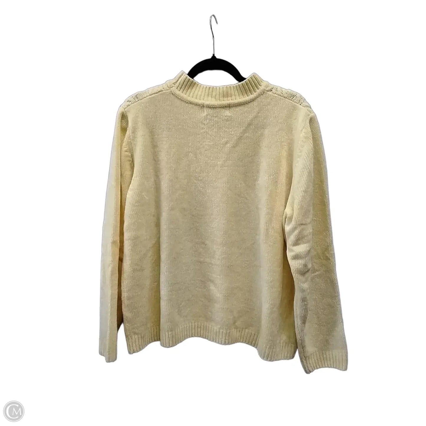 Sweater By Alfred Dunner In Yellow, Size: L
