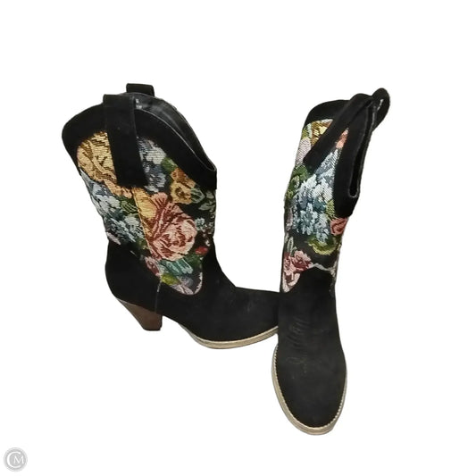 Boots Western By Very Volatile In Black, Size: 8.5