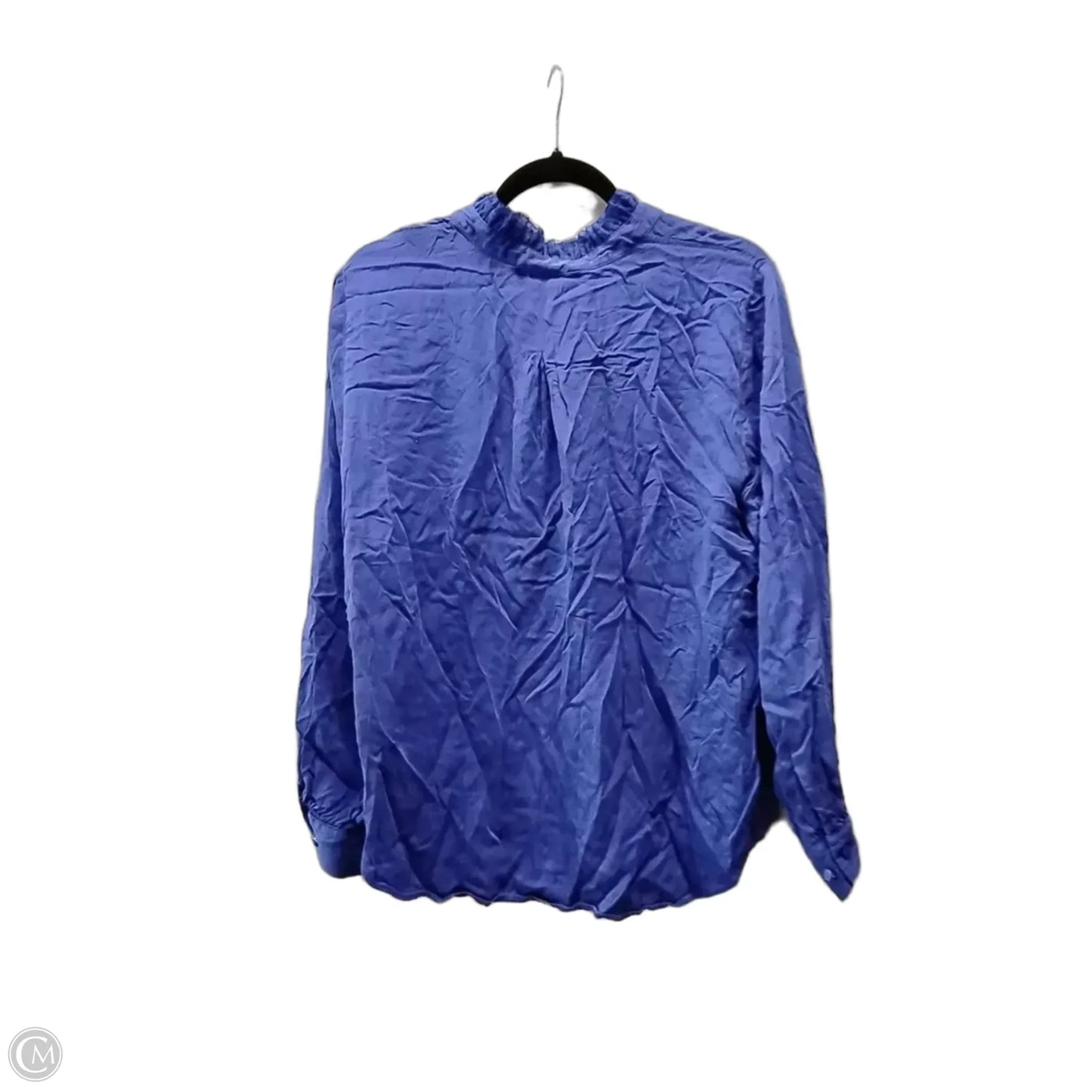 Top Long Sleeve By Chicos In Blue, Size: S