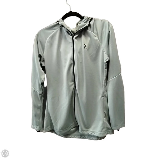 Athletic Jacket By On Cloud In Teal, Size: L