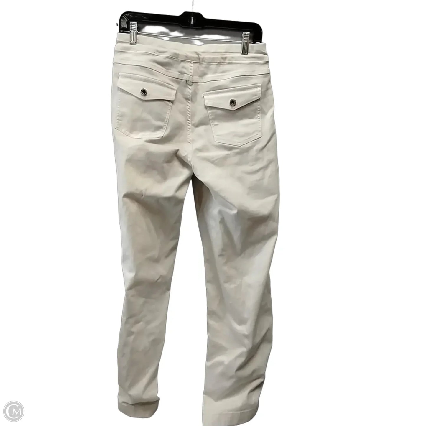 Jeans Straight By Joseph Ribkoff In Cream, Size: 8