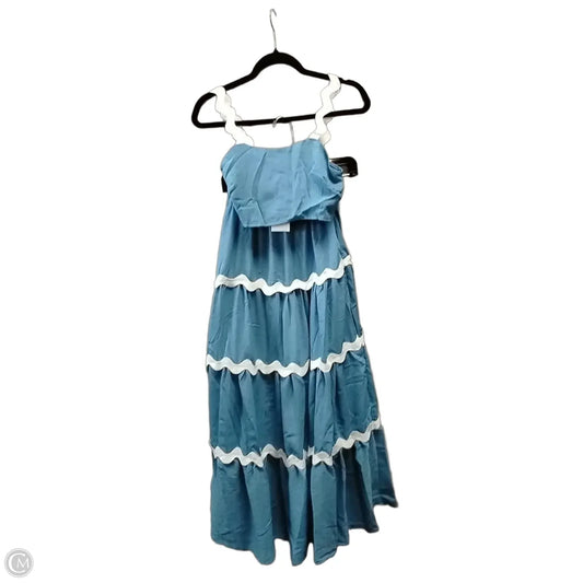 Skirt Set 2pc By Cme In Blue, Size: S