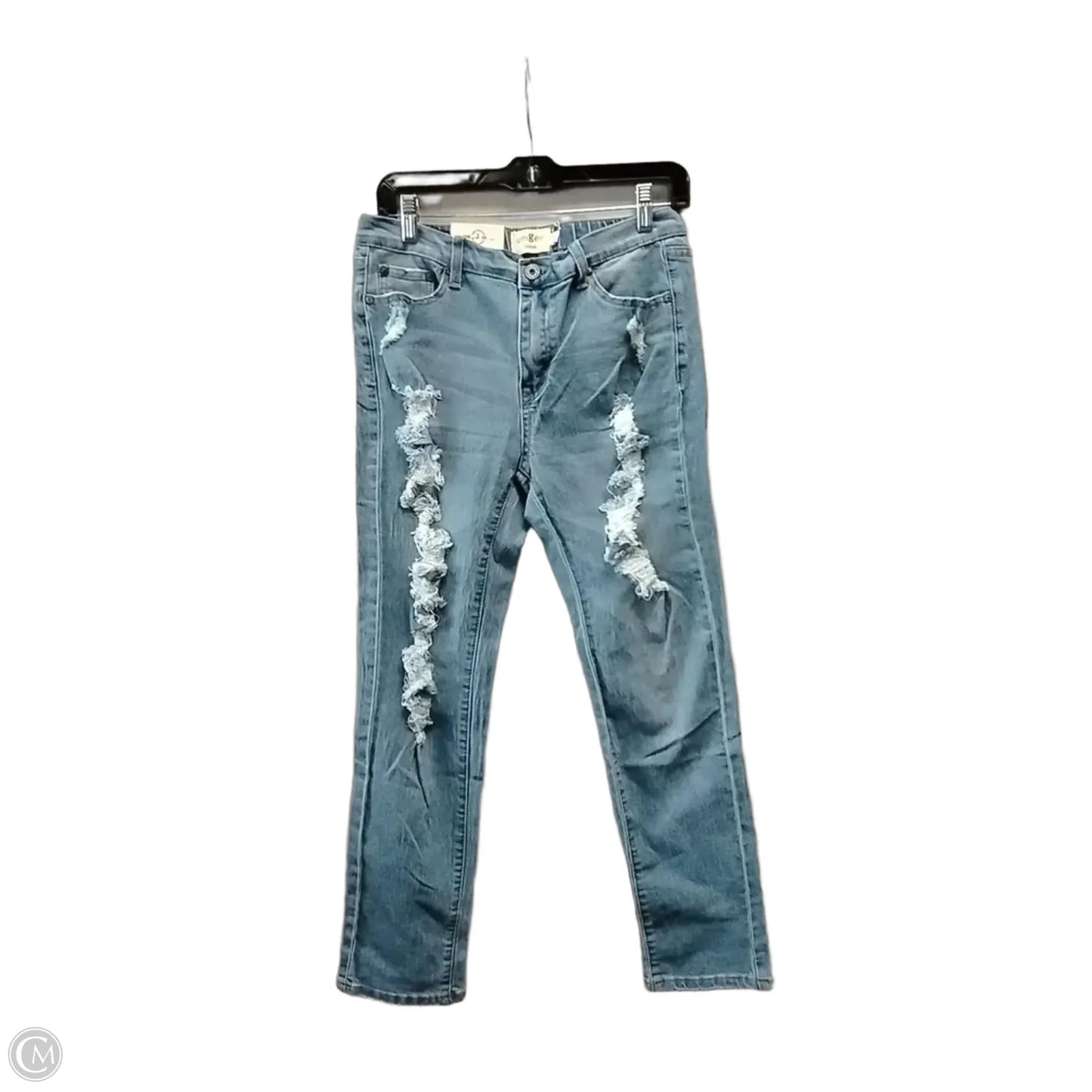 Jeans Skinny By Umgee In Blue Denim, Size: 3