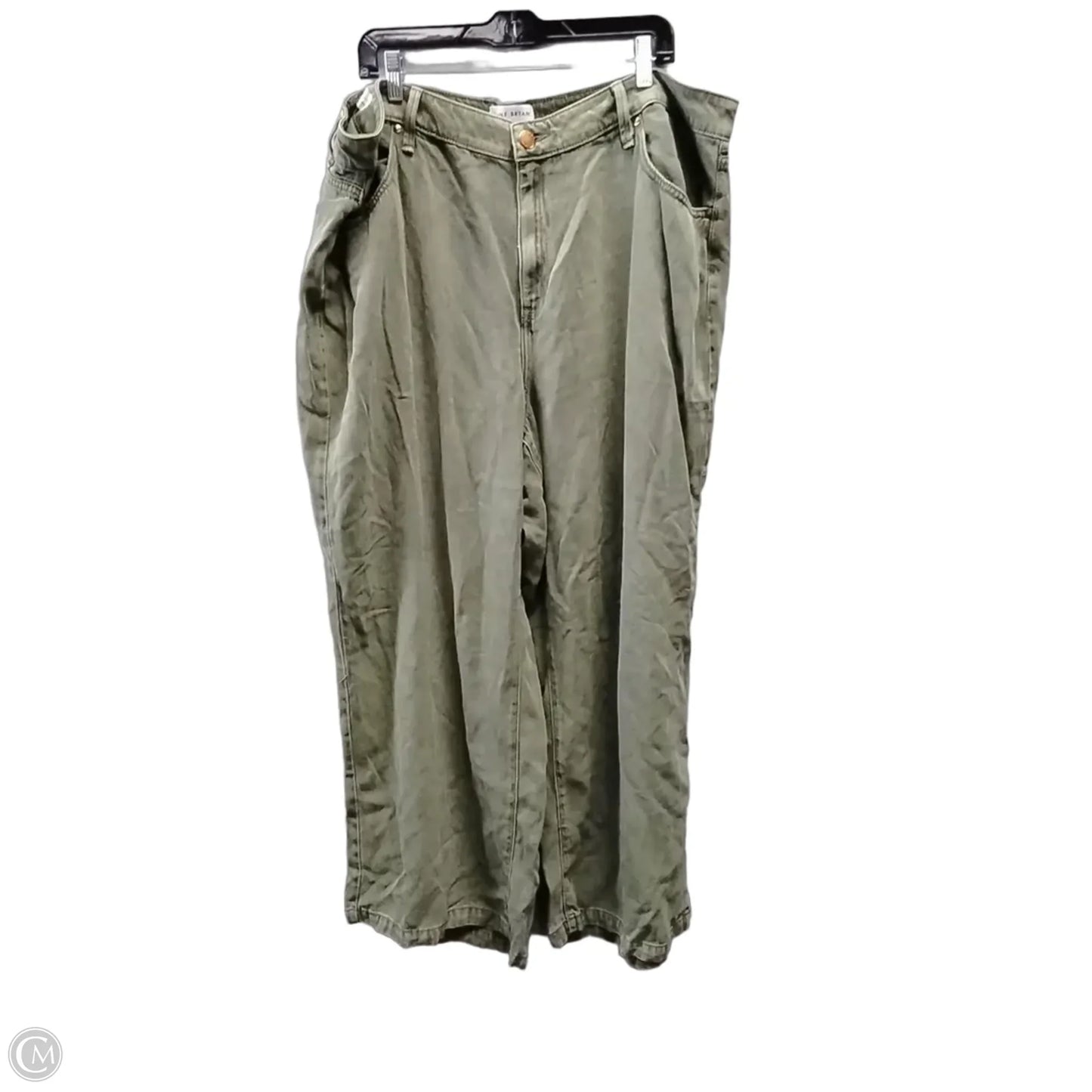 Jeans Straight By Lane Bryant In Green, Size: 22