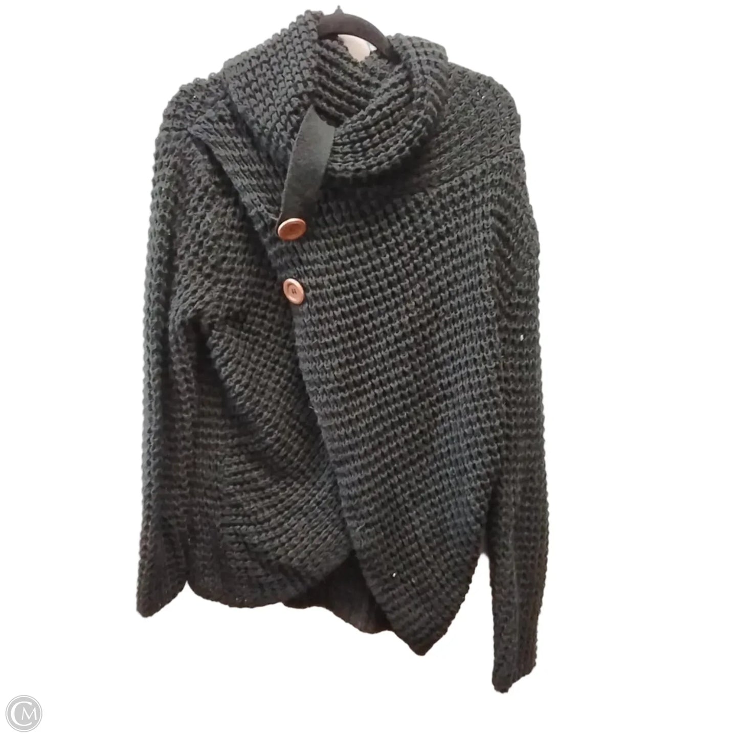Sweatshirt Hoodie By Zenana In Black, Size: M