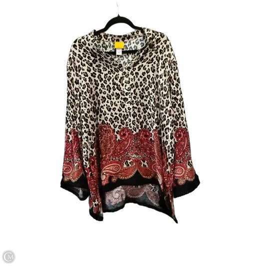 Blouse Long Sleeve By Ruby Rd In Multi-colored, Size: 2x