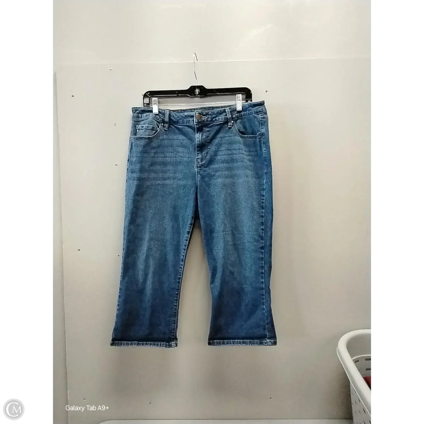 Jeans Cropped By Dg2 In Blue, Size: 16