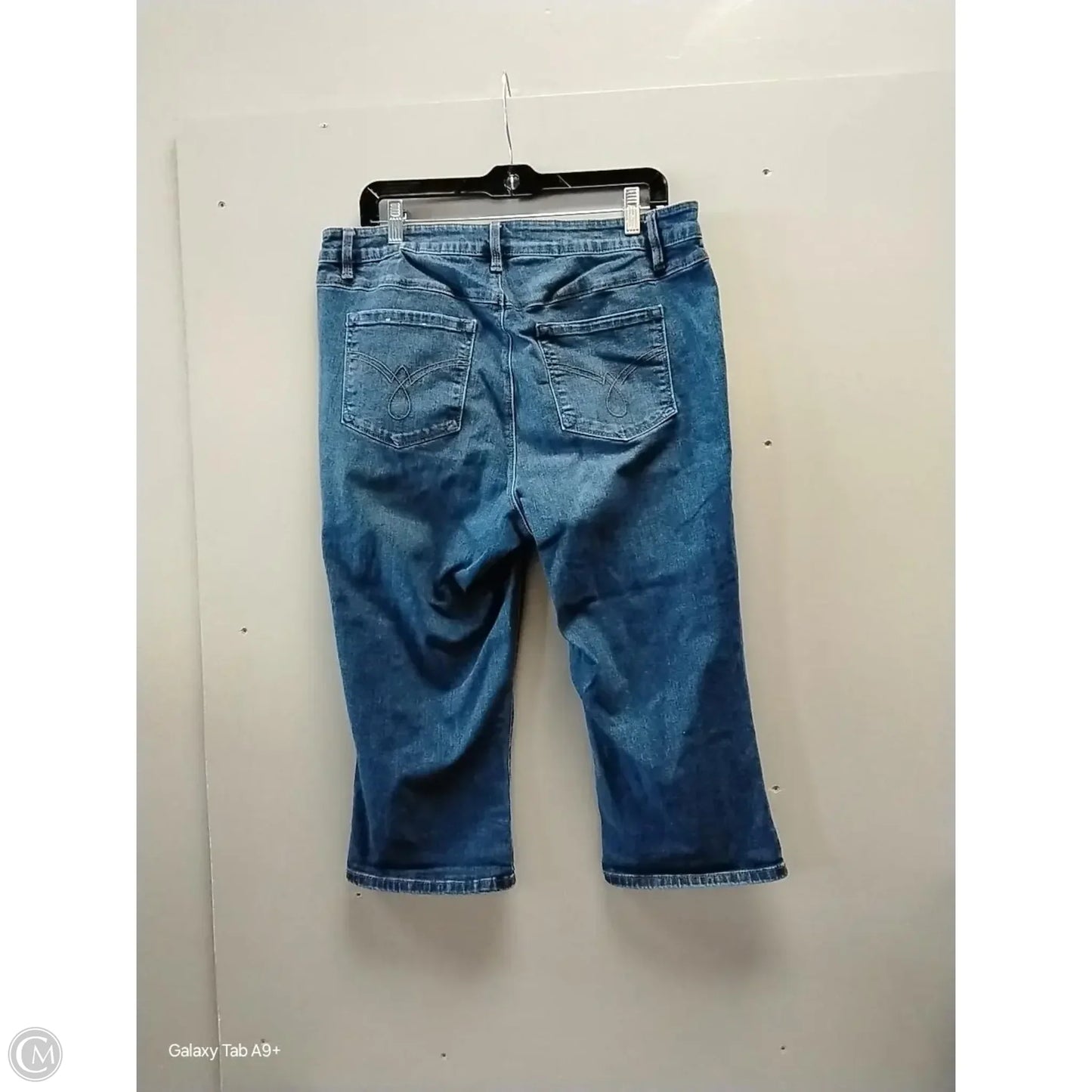 Jeans Cropped By Dg2 In Blue, Size: 16
