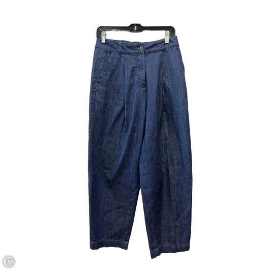 Jeans Wide Leg By Liz Claiborne In Blue Denim, Size: 4