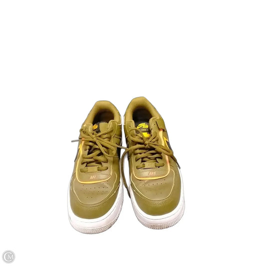 Shoes Sneakers By Nike In Green & Orange, Size: 9