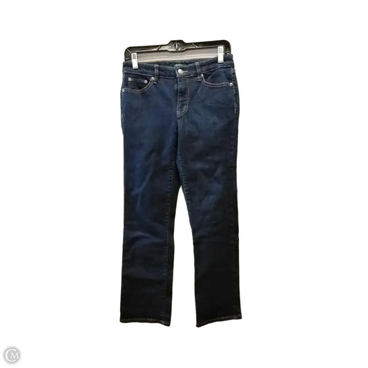 Jeans Skinny By Lauren By Ralph Lauren In Blue Denim, Size: 2p