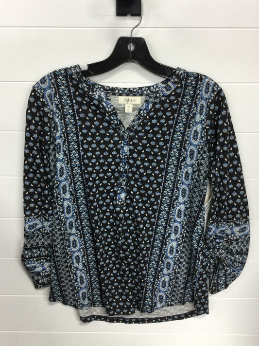 Top Ls By Style And Company In Black, Size:Mp