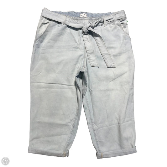 Capris By Lane Bryant In Blue Denim, Size: 22