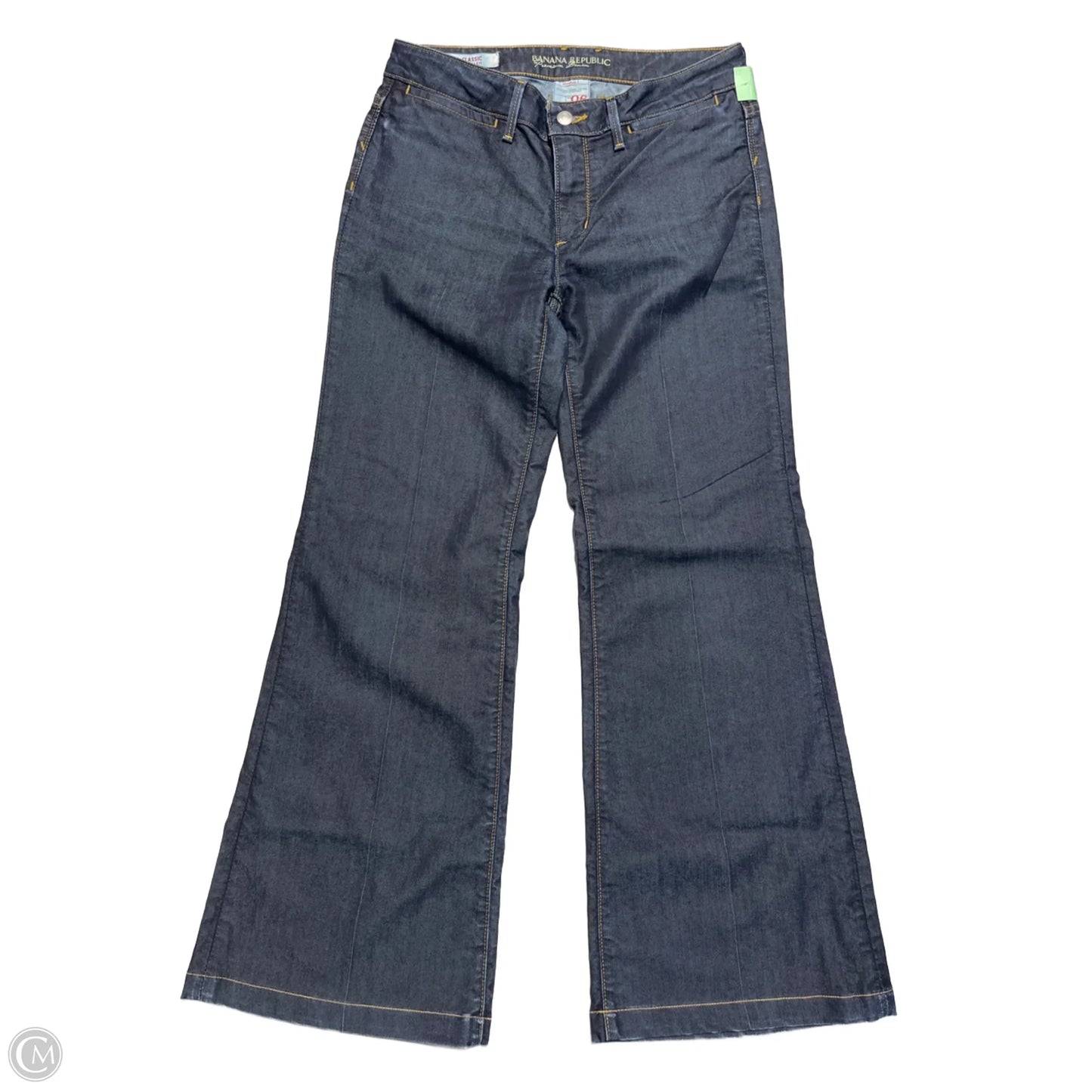 Jeans Wide Leg By Banana Republic In Blue Denim, Size: 6