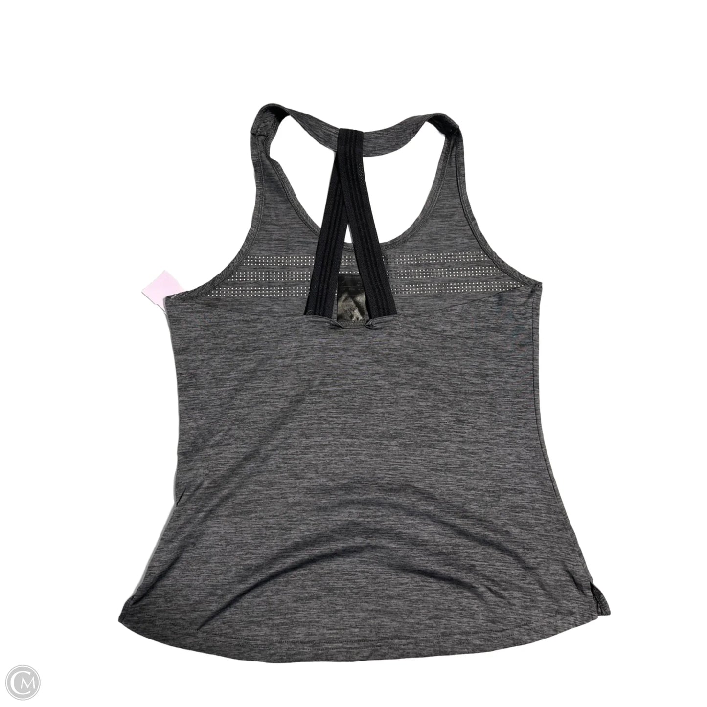 Athletic Tank Top By Adidas In Grey, Size: S