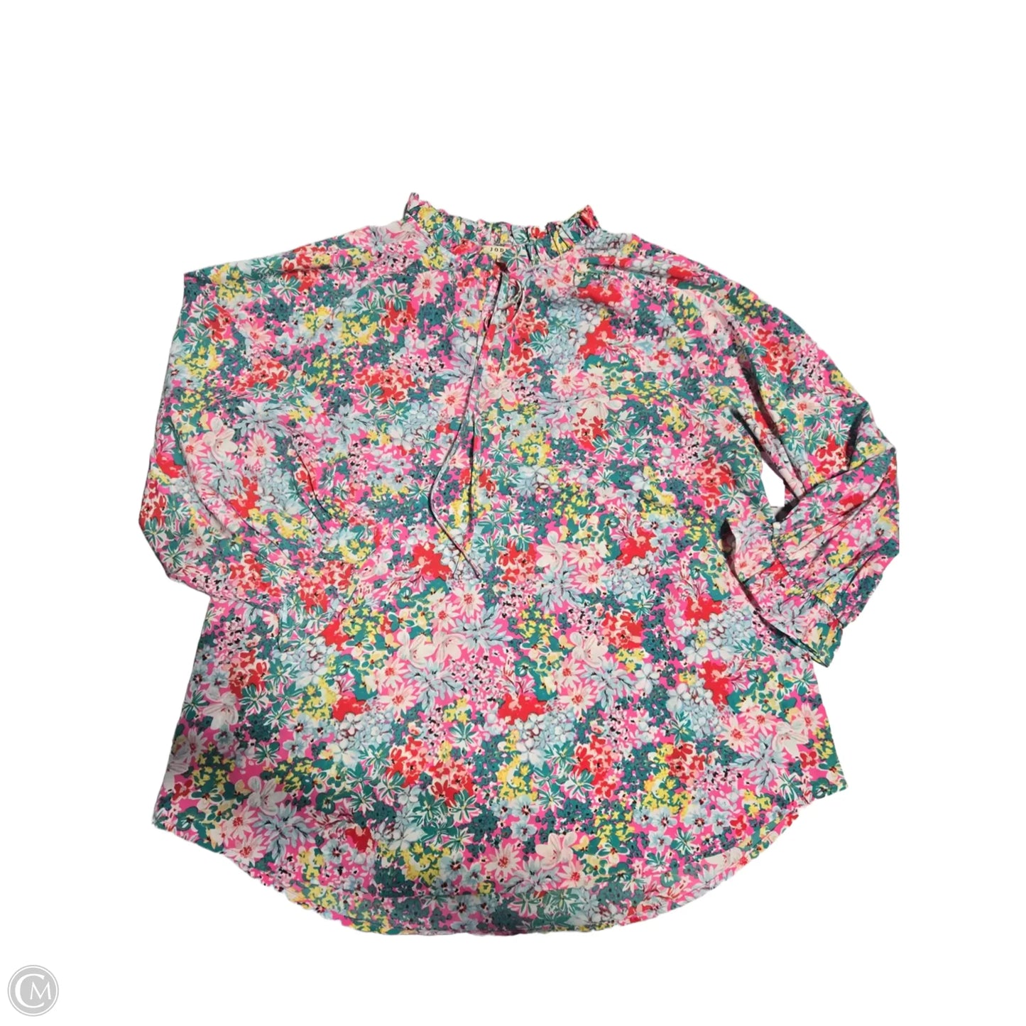 Top Long Sleeve By Jodifl In Floral Print, Size: S