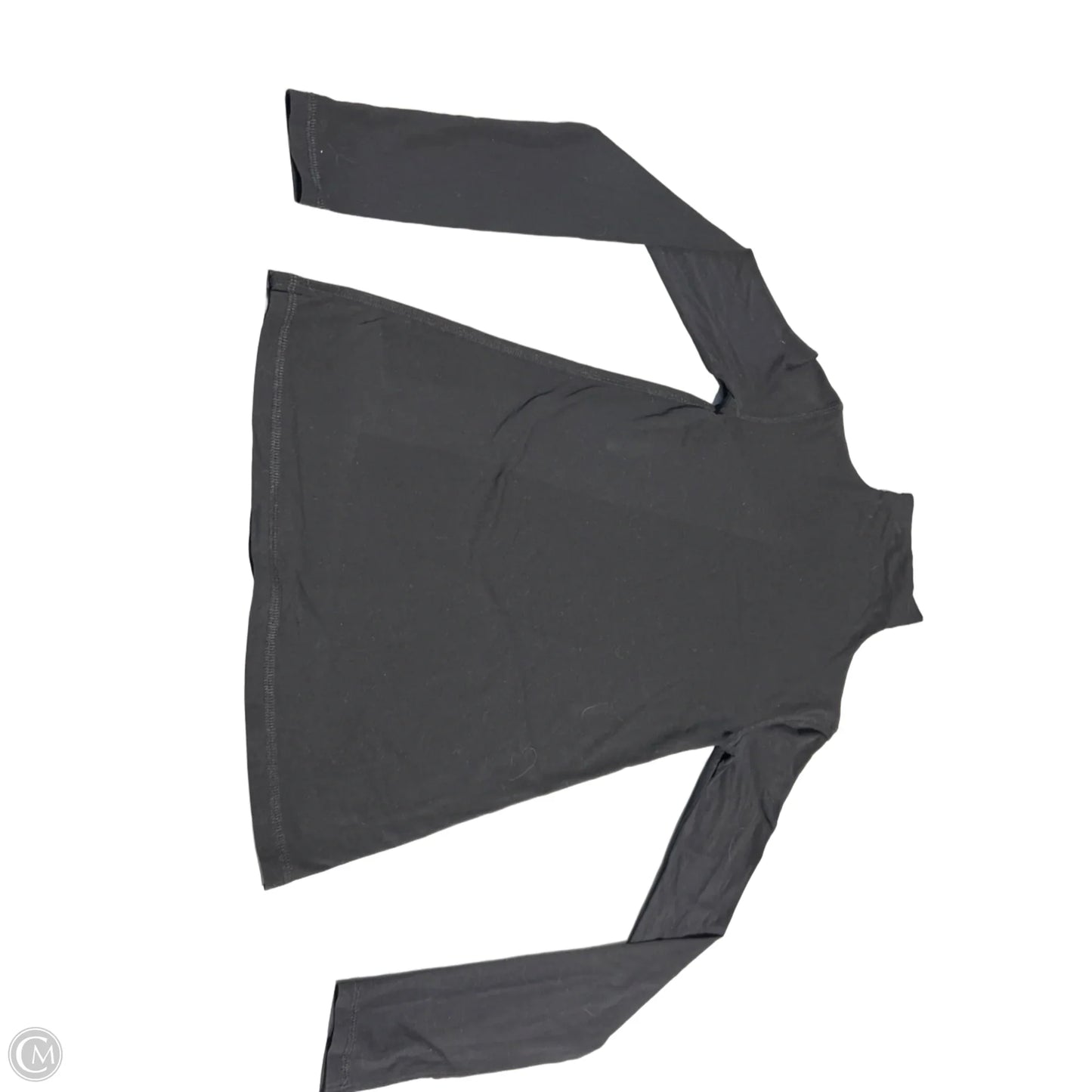 Top Long Sleeve By Vince In Black, Size: S