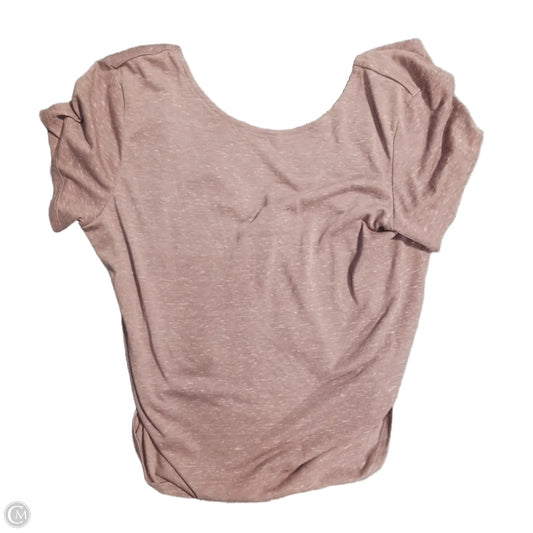 Top Short Sleeve By Joy Lab In Pink, Size: S