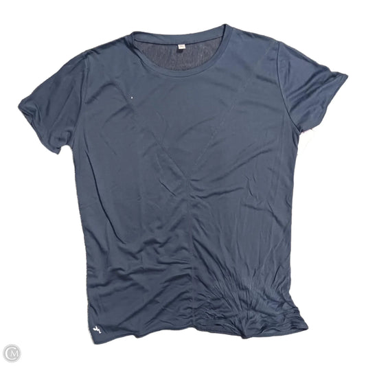 Athletic Top Short Sleeve By Joy Lab In Navy, Size: S