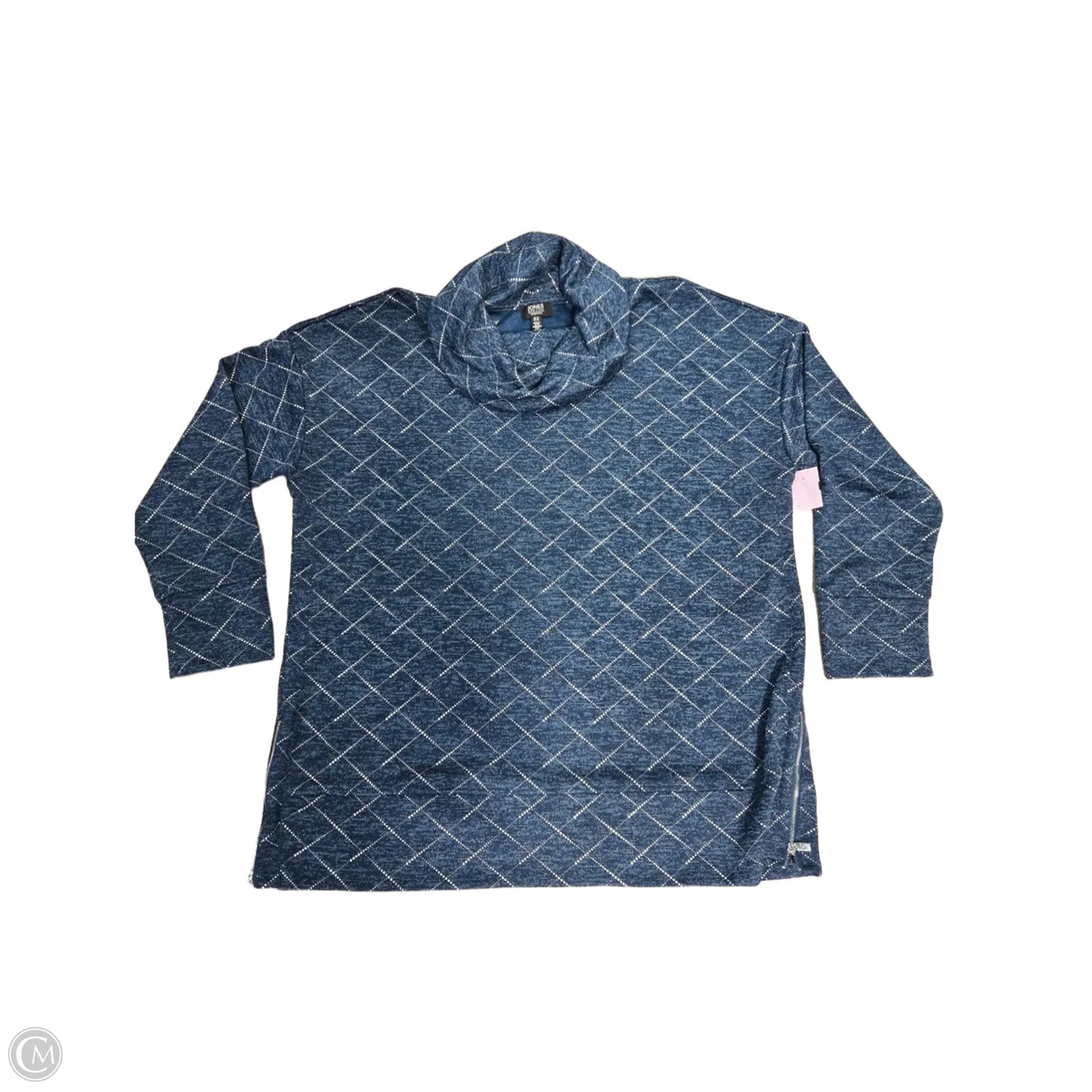 Top Long Sleeve By Jones New York In Blue, Size: Xl