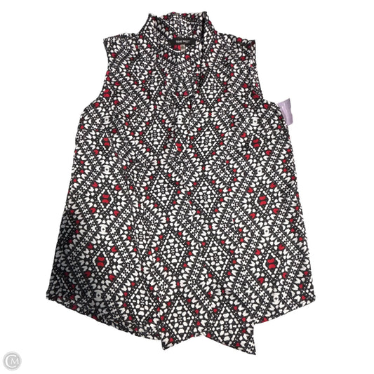 Top Sleeveless By Nine West In Black & White, Size: Xs