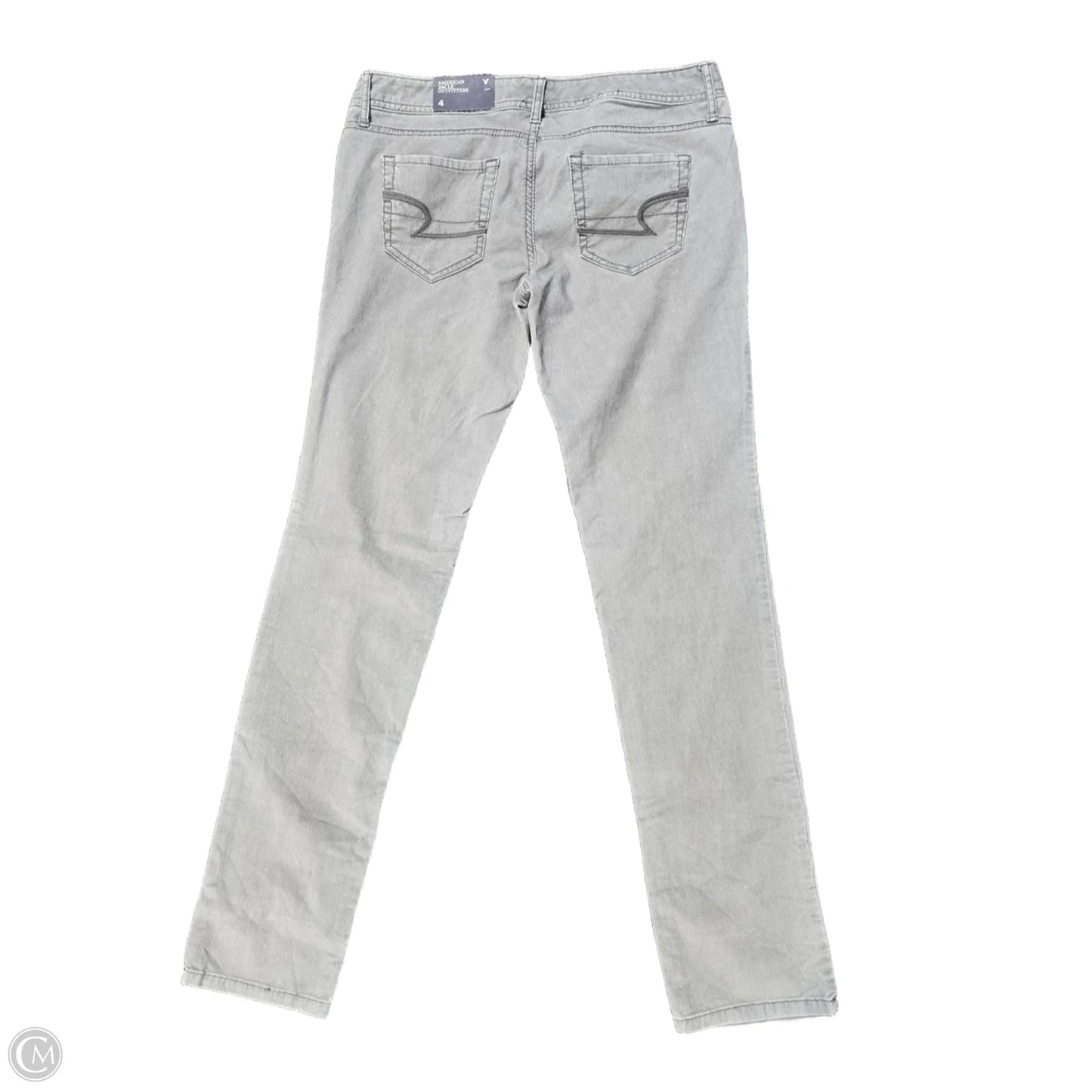 Pants Corduroy By American Eagle In Grey, Size: 4