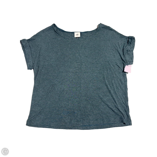 Top Short Sleeve By Cabi In Teal, Size: S