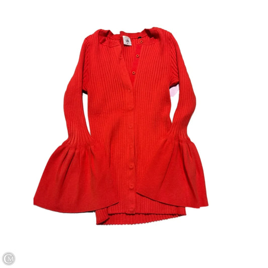 Top Long Sleeve By Cabi In Red, Size: M