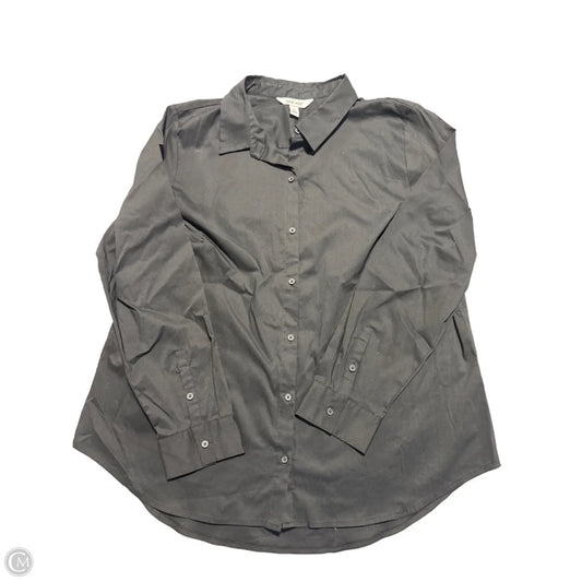 Top Long Sleeve By Nine West In Black, Size: Xl