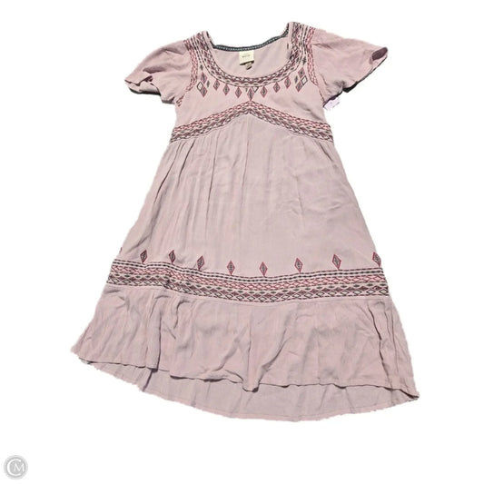 Dress Casual Short By Knox Rose In Purple, Size: M