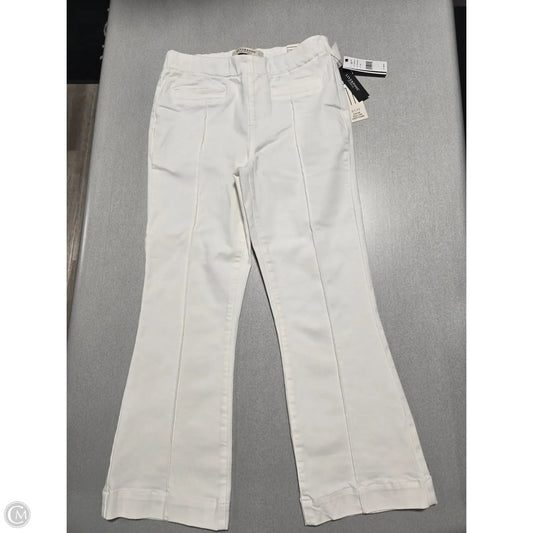 Jeans Flared By Liverpool In White Denim, Size: 2
