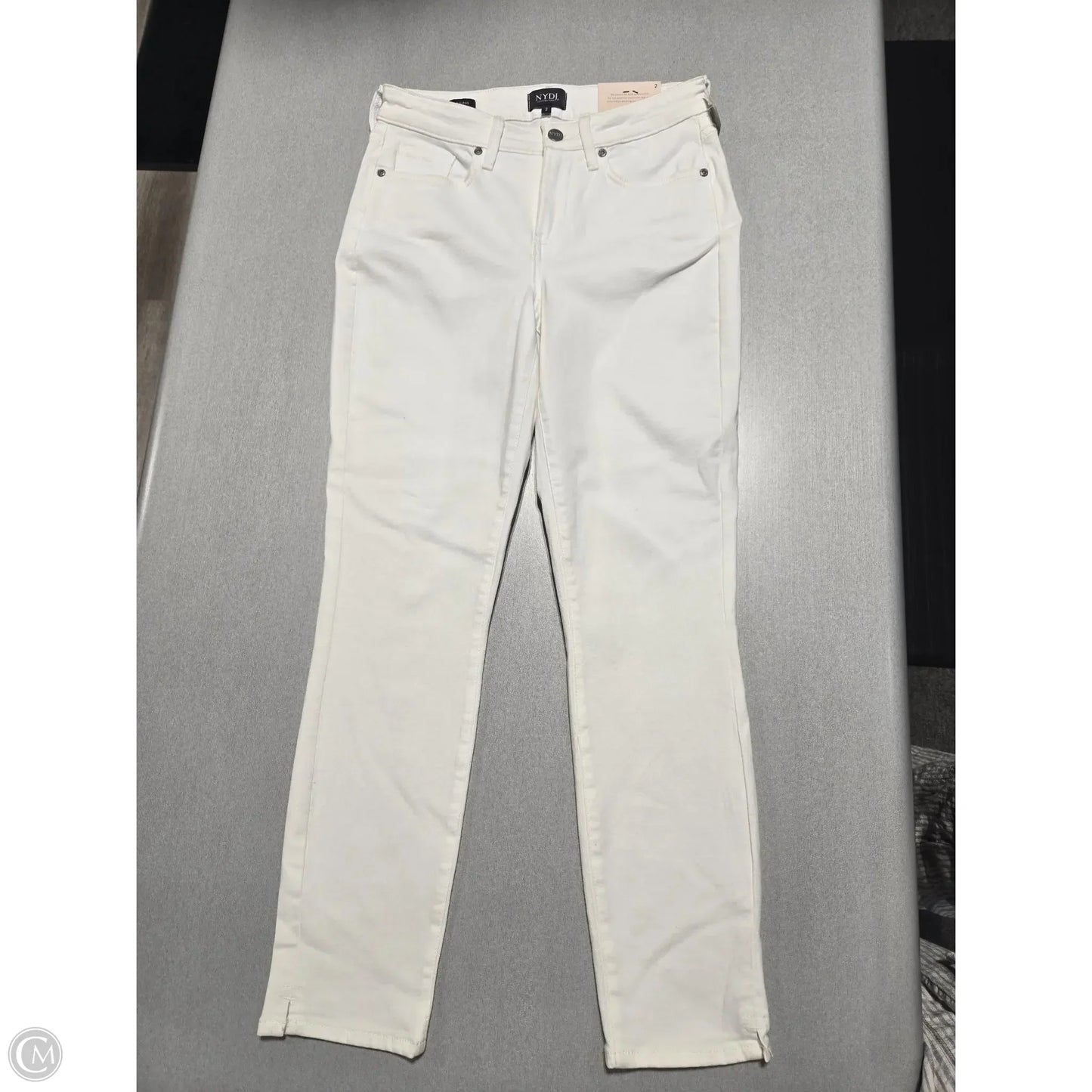 Jeans Skinny By Not Your Daughters Jeans In White Denim, Size: 2