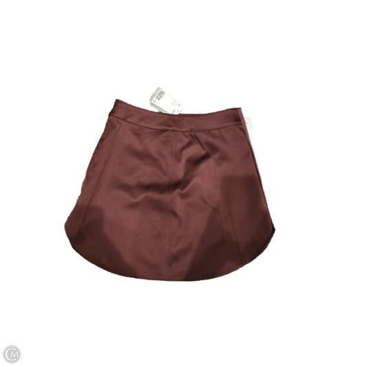 Skirt Mini & Short By H&m In Maroon, Size: 4