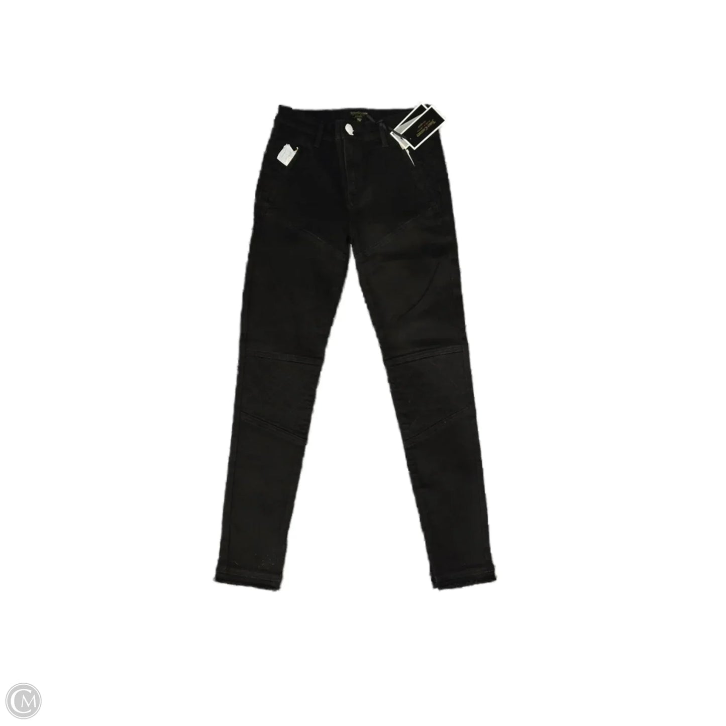 Jeans Skinny By Juicy Couture In Black Denim, Size: 0