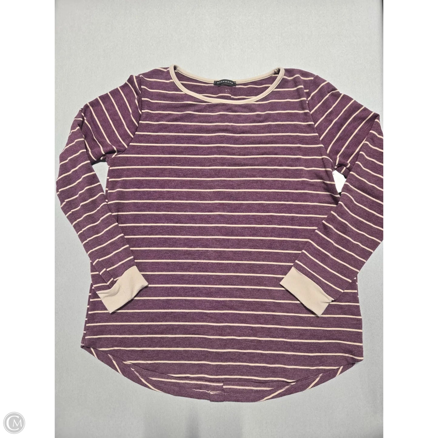 Top Long Sleeve By Staccato In Purple, Size: L