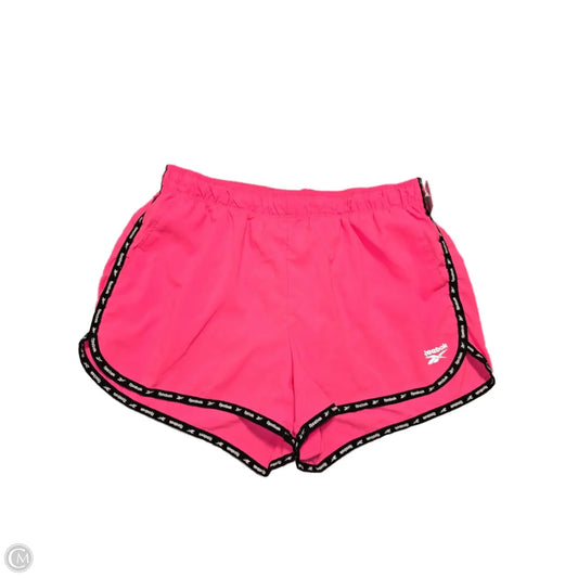 Athletic Shorts By Reebok In Pink, Size: M