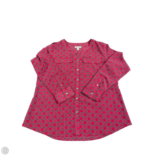 Top Long Sleeve By Croft And Barrow In Pink, Size: Sp