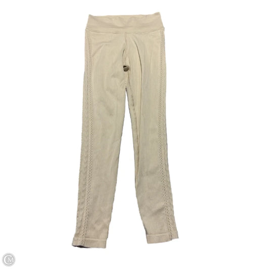 Pants Leggings By Aerie In Cream, Size: M