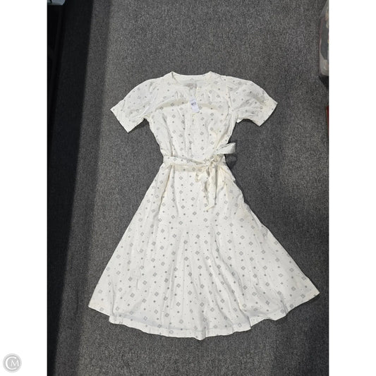 Dress Casual Maxi By Loft In Cream, Size: Xs