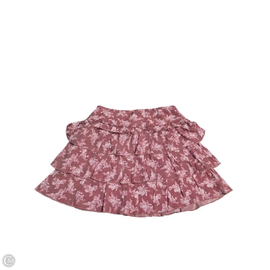 Skirt Mini & Short By Altard State In Pink, Size: S