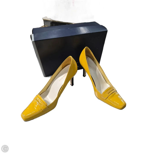 Shoes Heels Stiletto By Anne Klein In Yellow, Size: 8