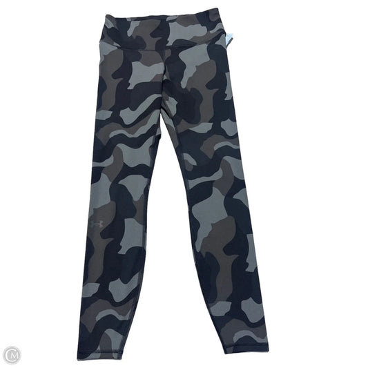 Athletic Leggings By Under Armour In Camouflage Print, Size: M