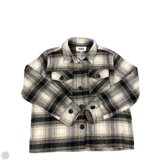 Jacket Shirt By Bb Dakota In Plaid Pattern, Size: L