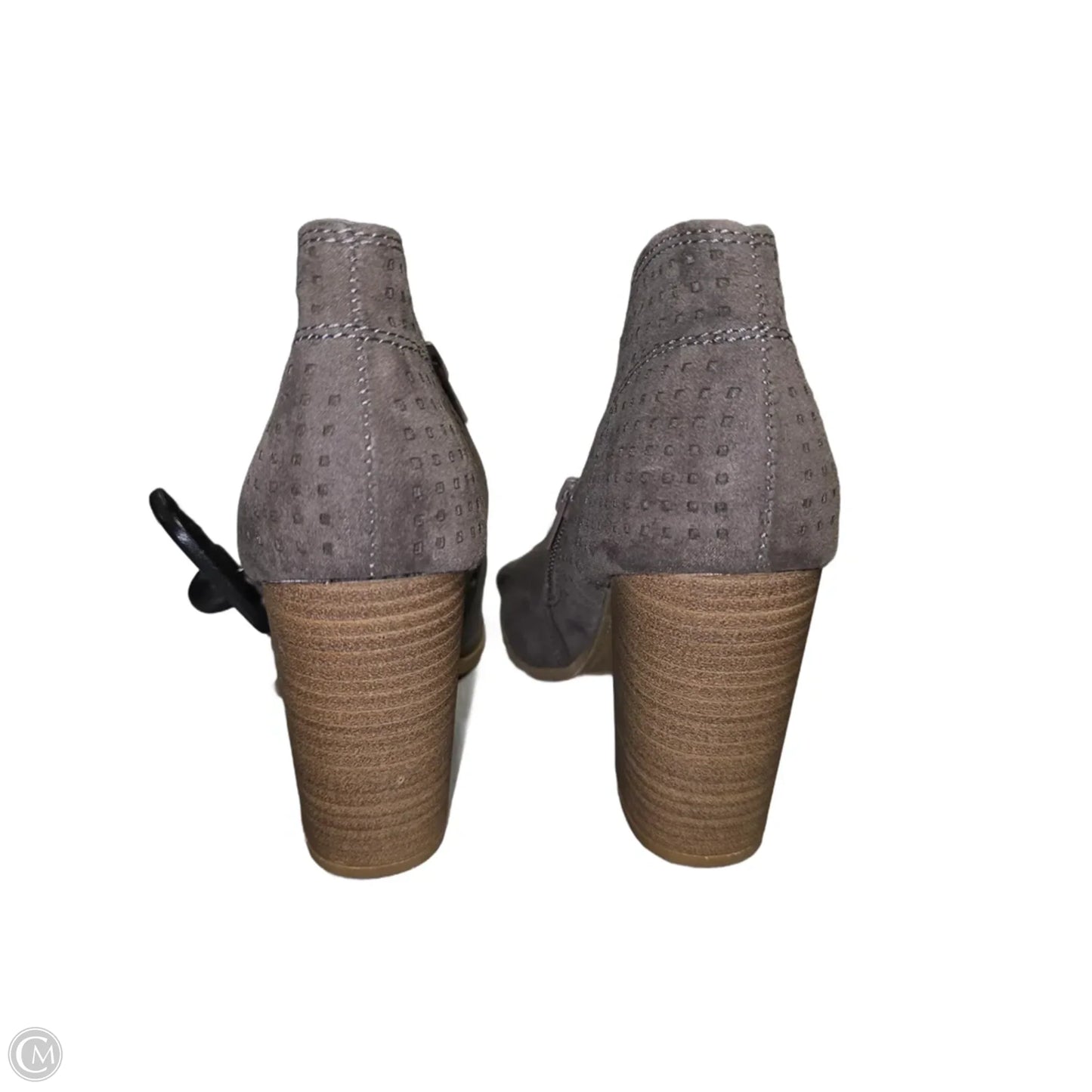 Shoes Heels Block By Universal Thread In Grey, Size: 7