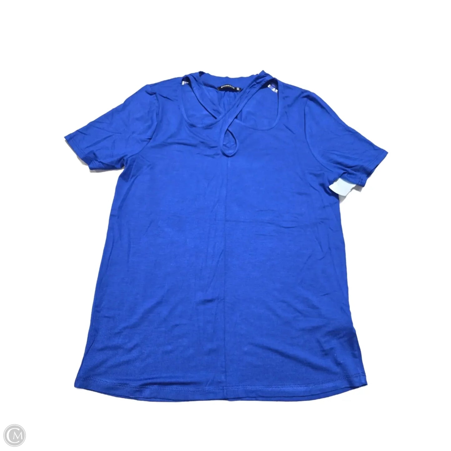 Top Short Sleeve Basic By Staccato In Blue, Size: S