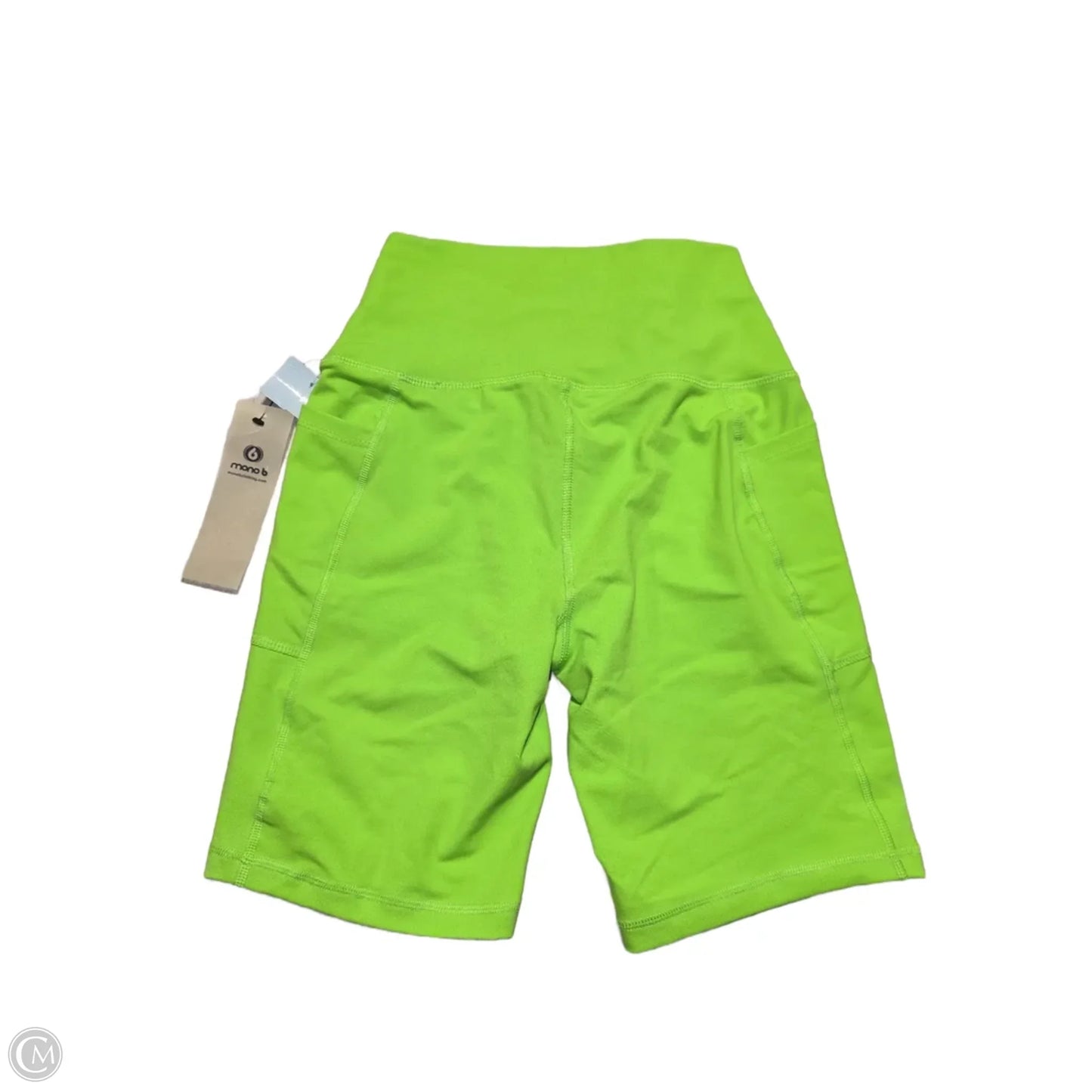 Athletic Shorts By Mono B In Green, Size: S