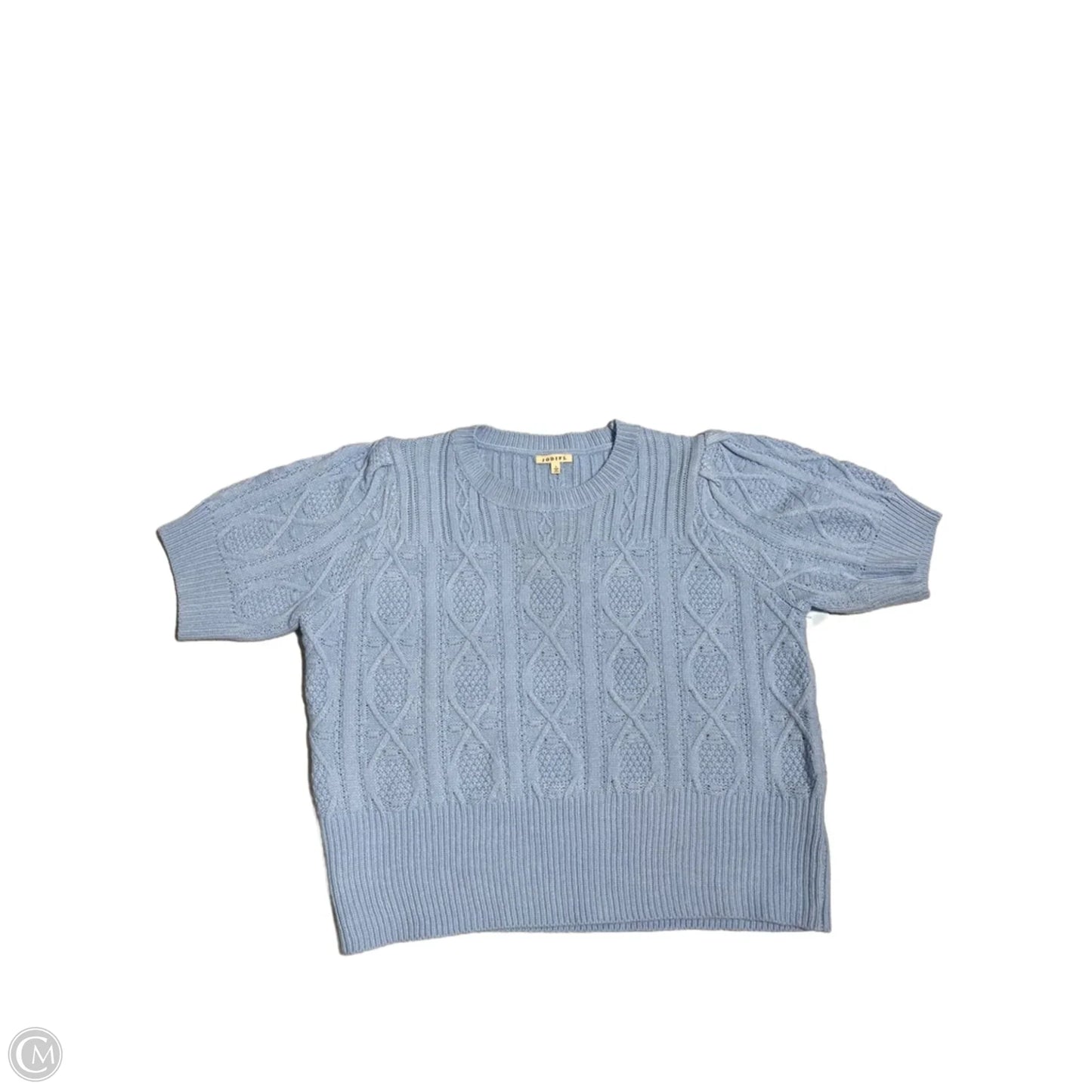 Sweater Short Sleeve By Jodifl In Blue, Size: L